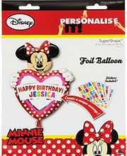 Load image into Gallery viewer, Mickey Mouse Personalised Super Shape foil Balloon