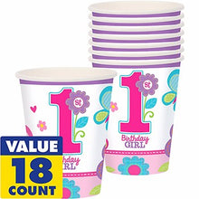 Load image into Gallery viewer, Sweet Girl 1st Birthday Cups