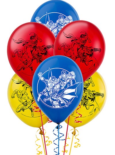 Justice League Latex Balloons