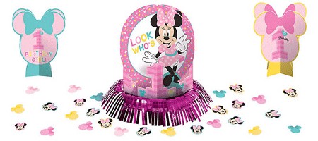 Minnie 1st Birthday Table Decorating Kit