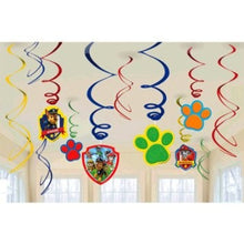Load image into Gallery viewer, Paw Patrol Swirl Decorations