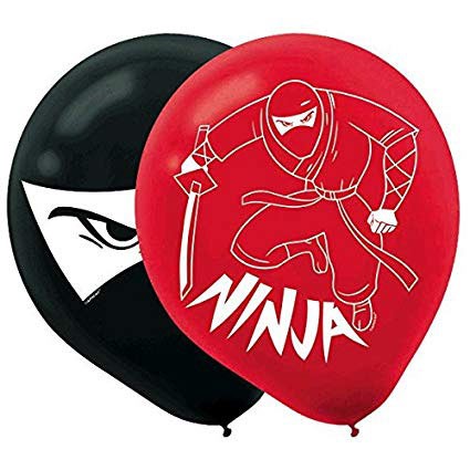 Ninja Latex Balloons