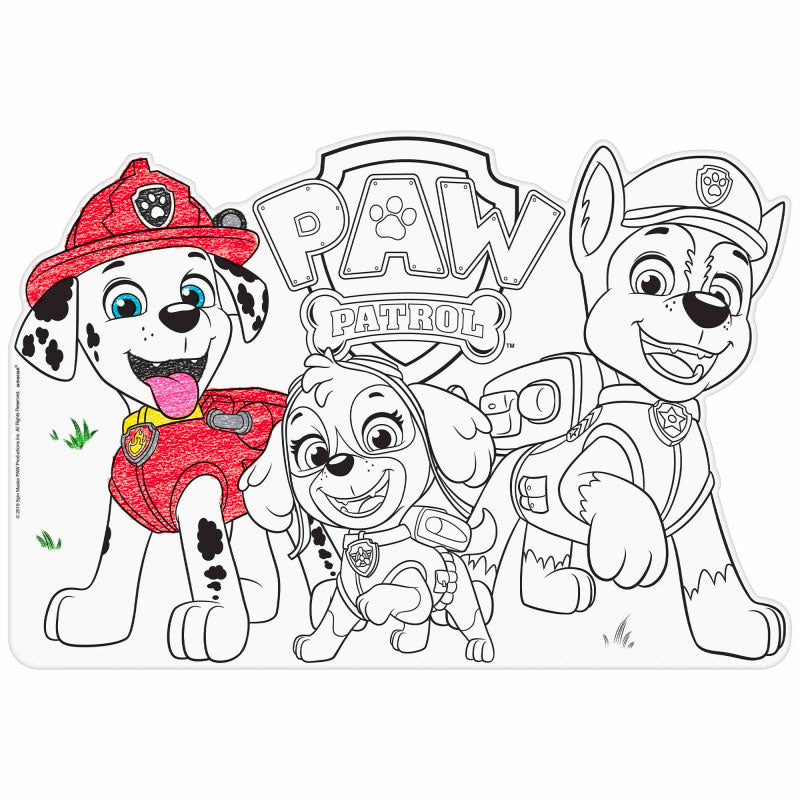 Paw Patrol Jumbo Colouring book Party Corner