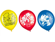 Load image into Gallery viewer, Sonic Latex Balloons Pack Of 6