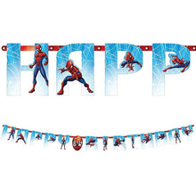 Load image into Gallery viewer, Spider-Man Birthday Banner Kit