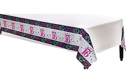 16th Birthday Sweet 16 Table Cover
