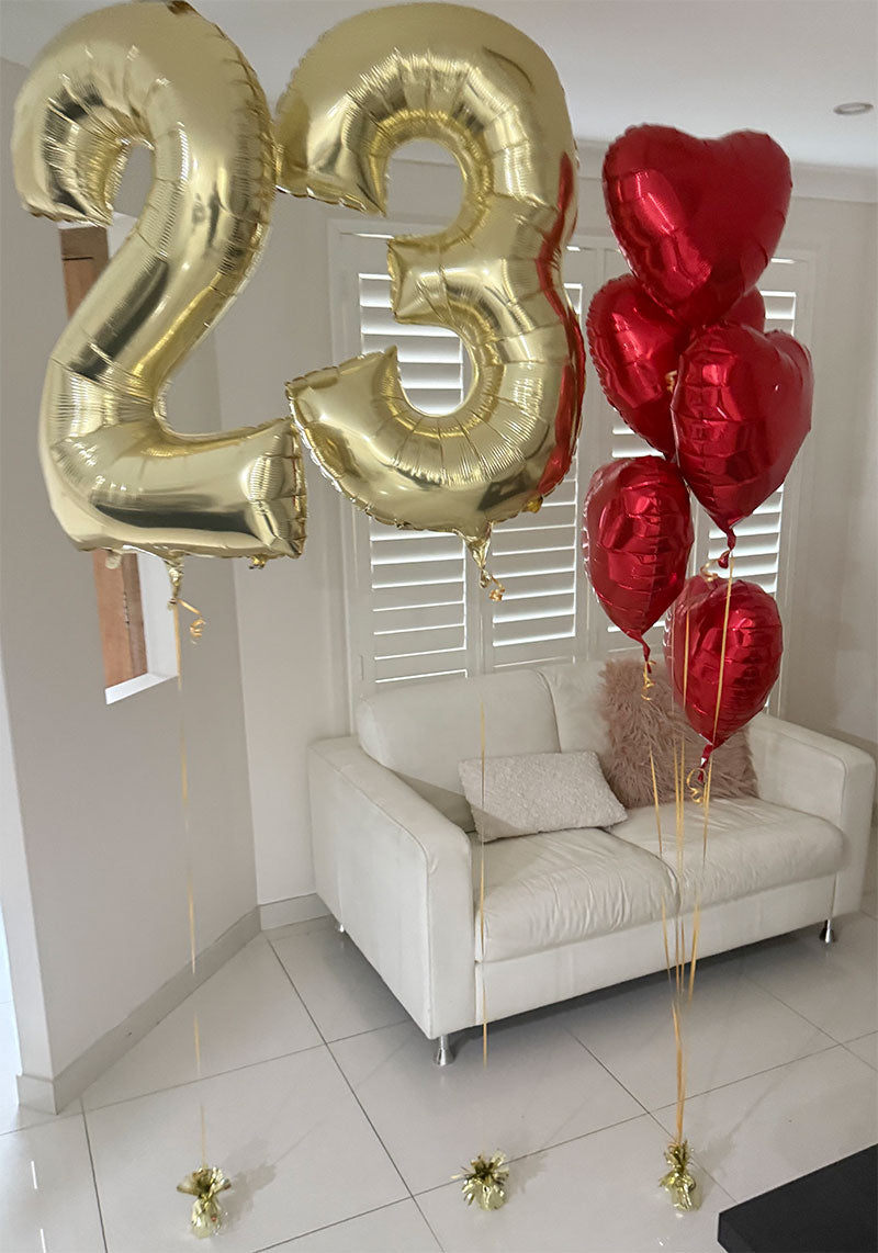23rd Anniversary Balloon Bouquet