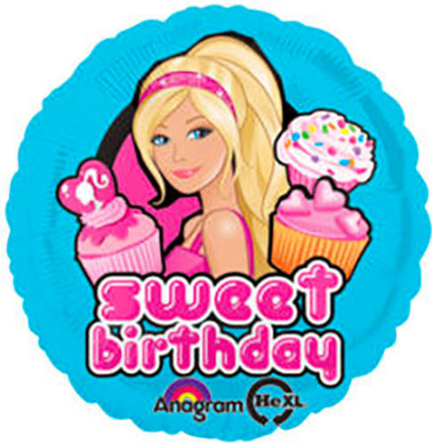 Barbie Sweet Birthday Foil Balloon
