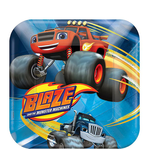 Blaze And The Monsters Machines Beverage Plates