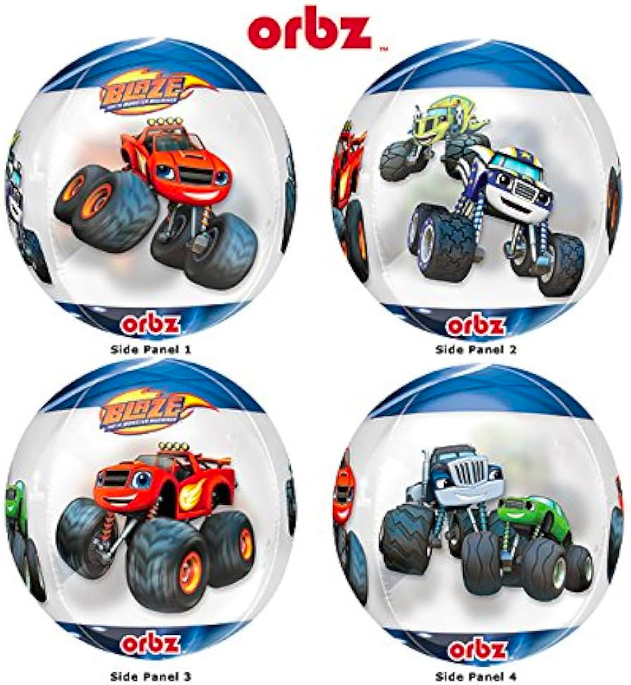 Blaze And The Monster Machines Orbz Foil Balloon