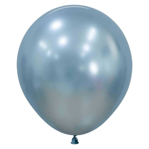 Blue Silk Arctic Latex Balloon