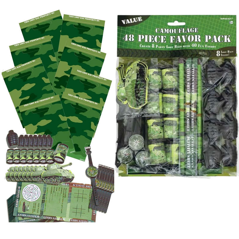Camouflage Favour Pack