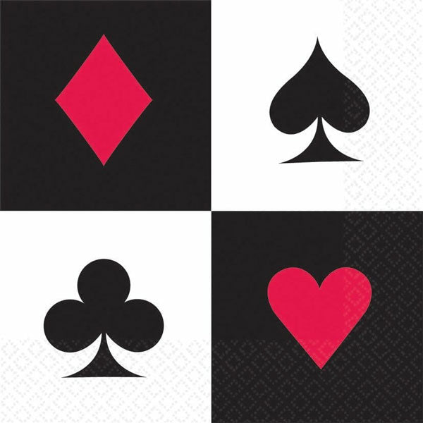 Casino Party Lunch Napkins