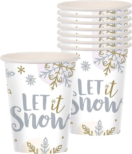 Christmas Let It Snow Cups
