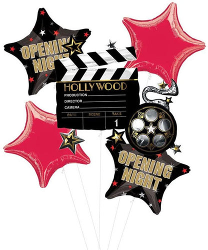 Hollywood Foil Balloon Bouquet