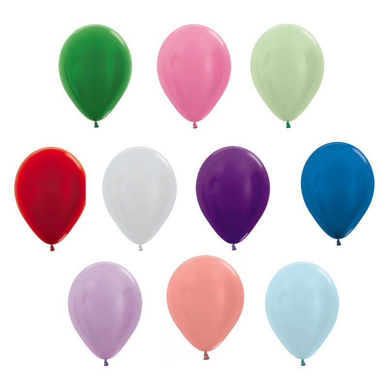 Inflated Latex Balloons packages