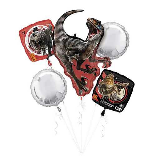 Jurassic World Party Rebirth Foil Balloon Bouquet