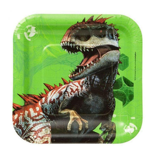 Jurassic World Square Beverage Plates