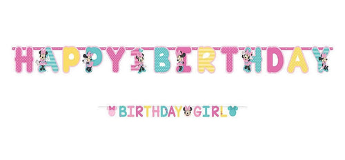 Minnie Mouse 1st Birthday Banner Kit