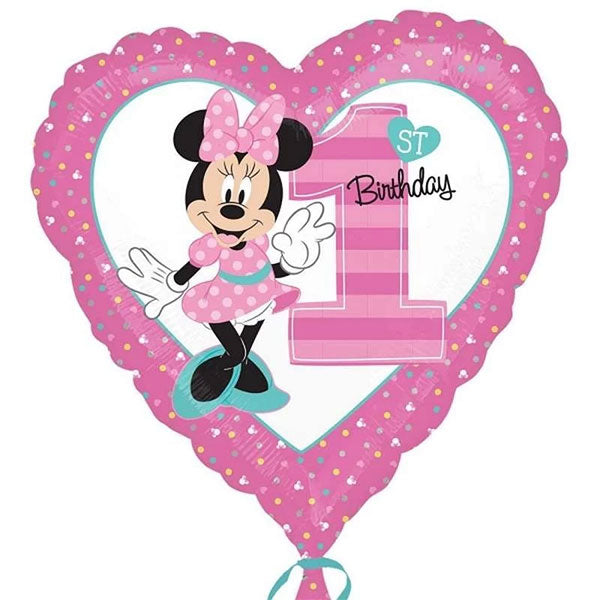 Minnie Mouse 1st Foil Balloon