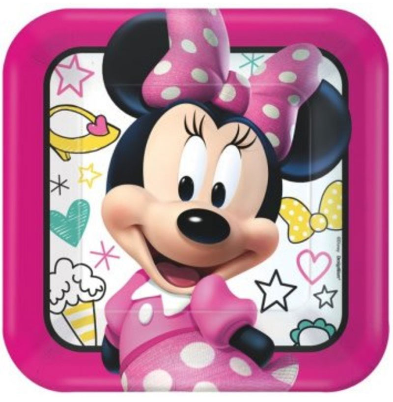 Minnie Mouse Dinner Plates