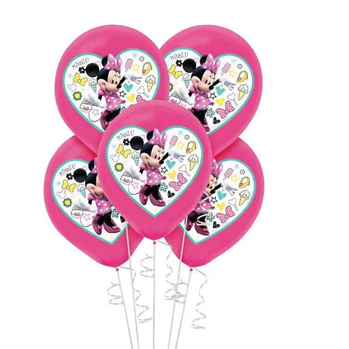 Minnie mouse Birthday Latex balloons