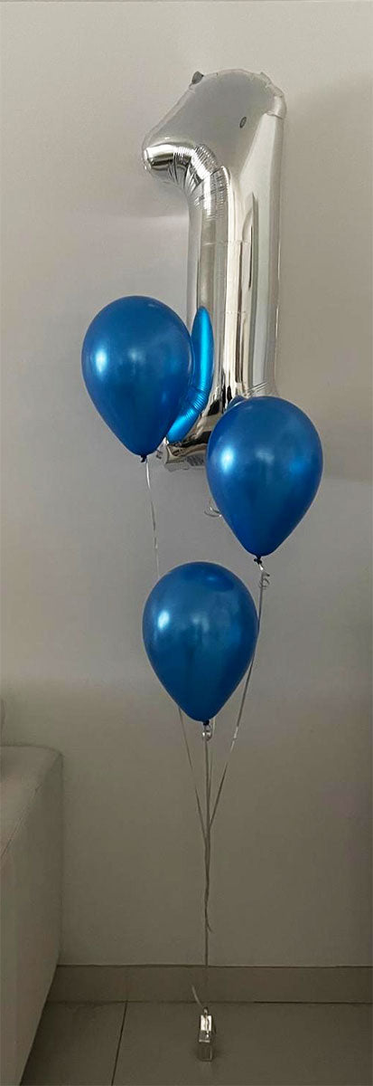Number 1 Balloon Bouquet
