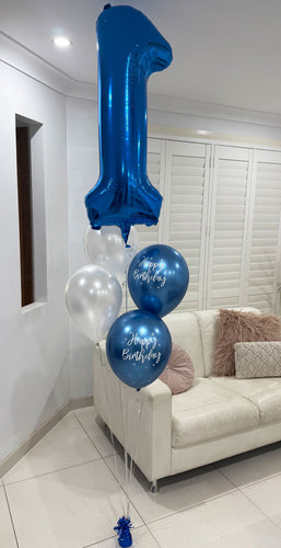 Number One Balloon Bouquet