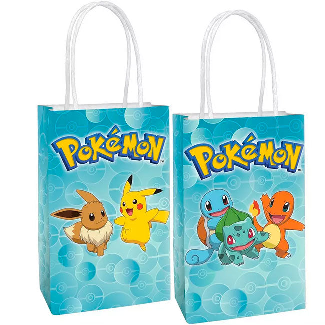 Pokemon Kraft Favour Bags 