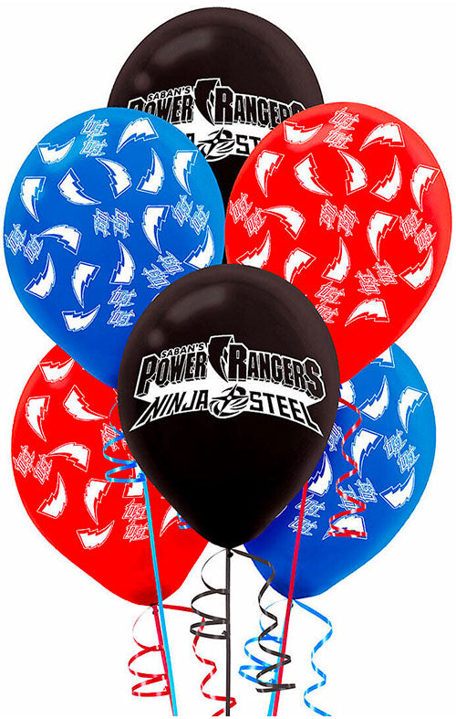 Power Rangers Latex Balloons 