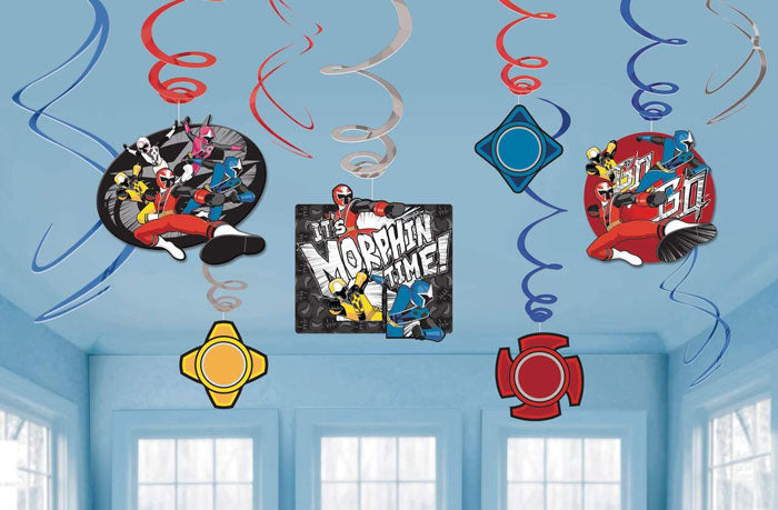 Power Rangers Swirl Decorations