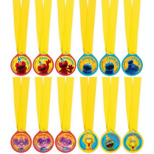 Sesame Street Sward Medals