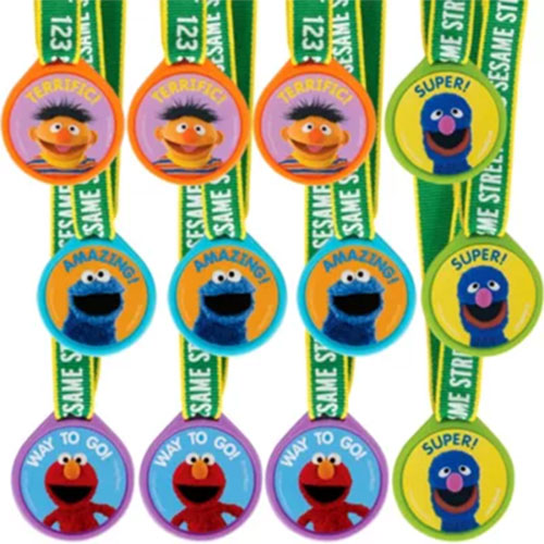 Sesame Street Award Medals