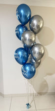 Load image into Gallery viewer, Blue Birthday Latex Balloon Bouquet
