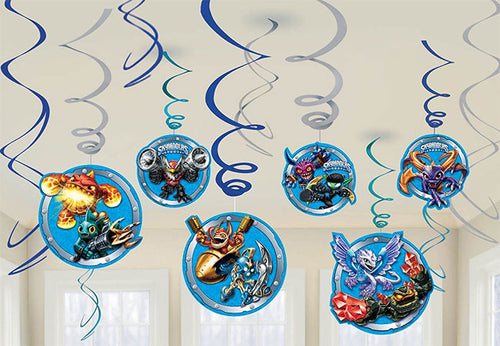 Skylanders Swirl Decorations