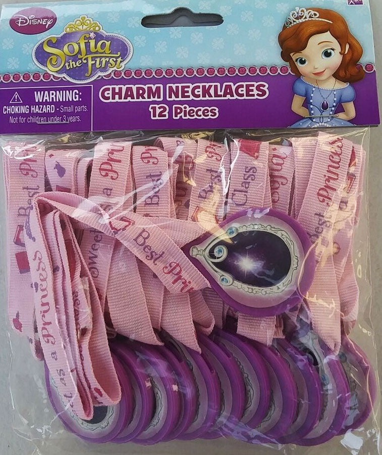 Sofia The First Charm Necklaces