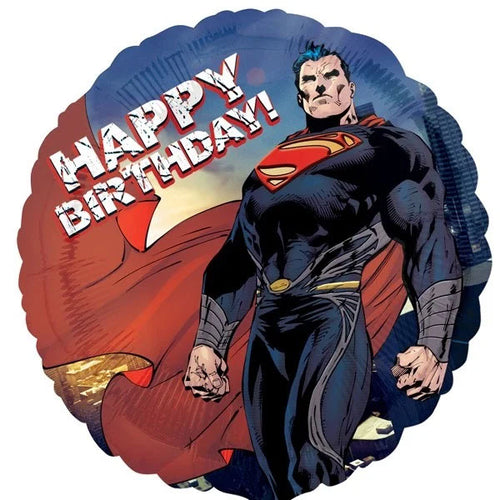 Superman Man Of Steel Foil Balloon