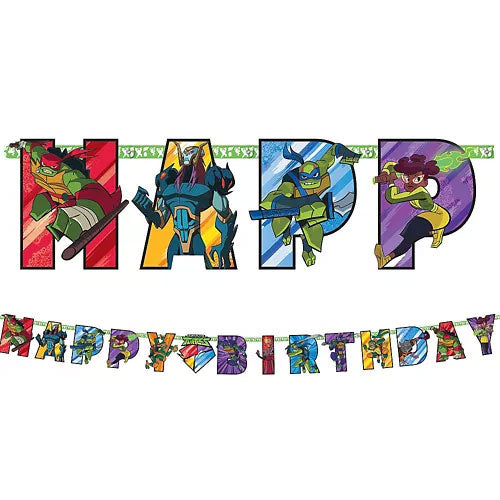 Teenage Mutant Ninja Turtles Birthday Banner