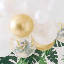 Load image into Gallery viewer, Botanical Hen Party Gold Chrome Balloon Arch kit
