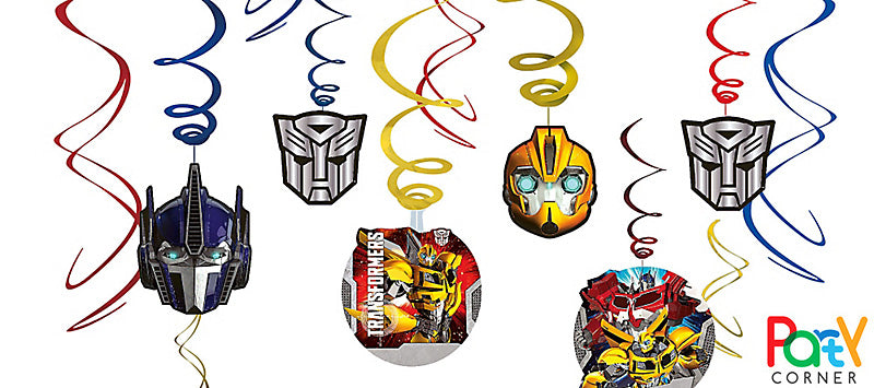 Transformers Swirl Decorations