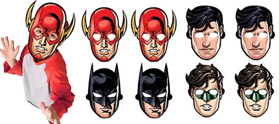 Justice League Party Masks