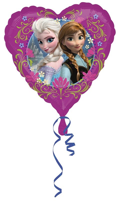 Frozen Heart Shape Foil Balloon