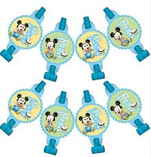 Mickey Mouse 1st Birthday Blowouts