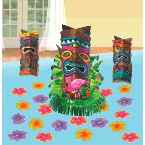 Hawaiian Luau Tiki Table Decoration Kit