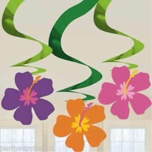 Hawaiian Luau Summer Hanging Decorations