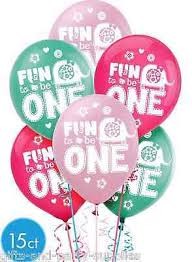 ONE WILD GIRL 1st Birthday Latex Balloons