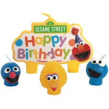 Sesame Street Candles Set