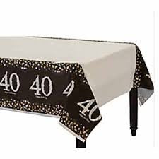 40th Birthday Table Cover