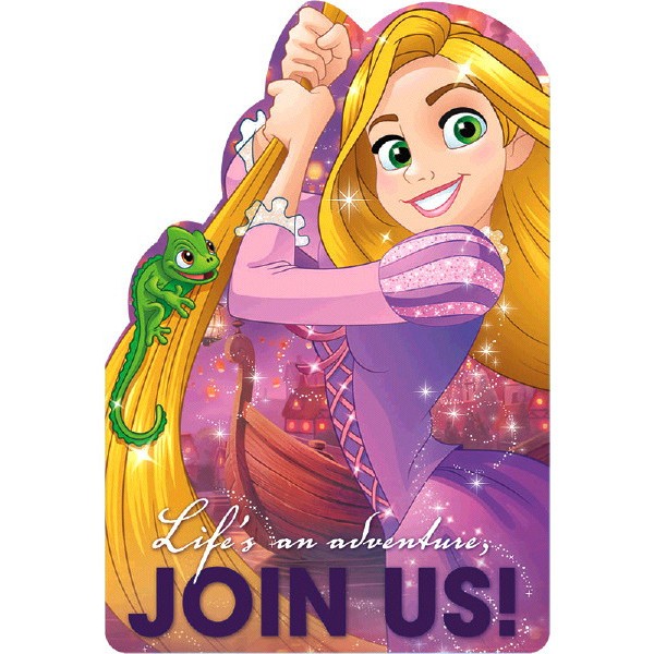 Rapunzel Invitations