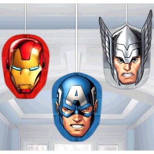 Avengers Honeycomb Decorations